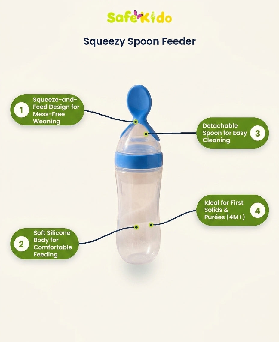 BPA-Free Mess-Free Squeezy Spoon Feeder details