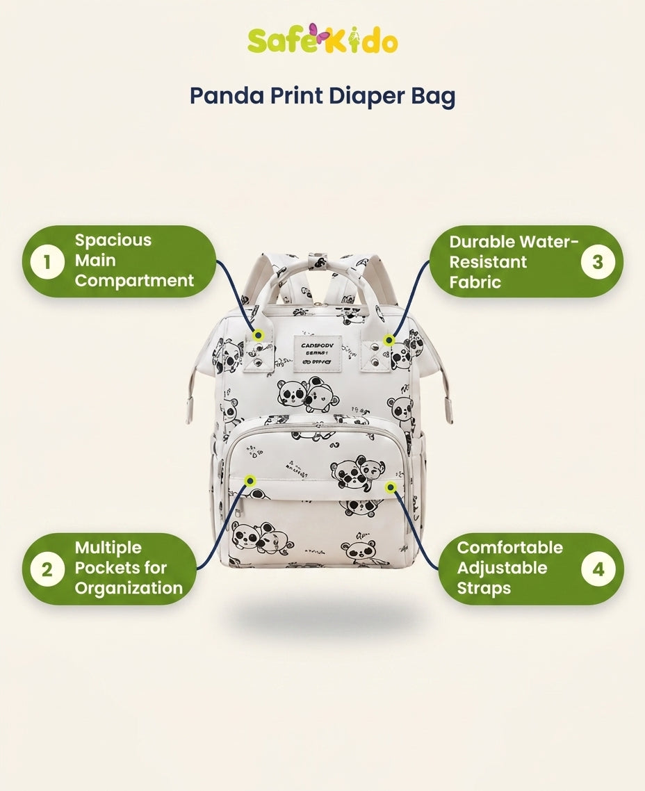 Waterproof Wipeable Diaper Backpack for Travel details