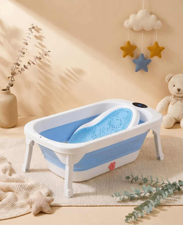 AquaBuddy Ergonomic BPA-Free Bath Tub with Seat