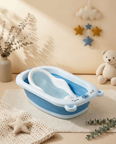 Anti-Slip BPA-Free Bath Tub with Seat