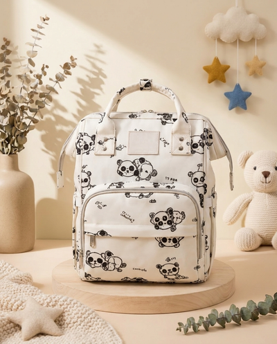 Waterproof Wipeable Diaper Backpack for Travel
