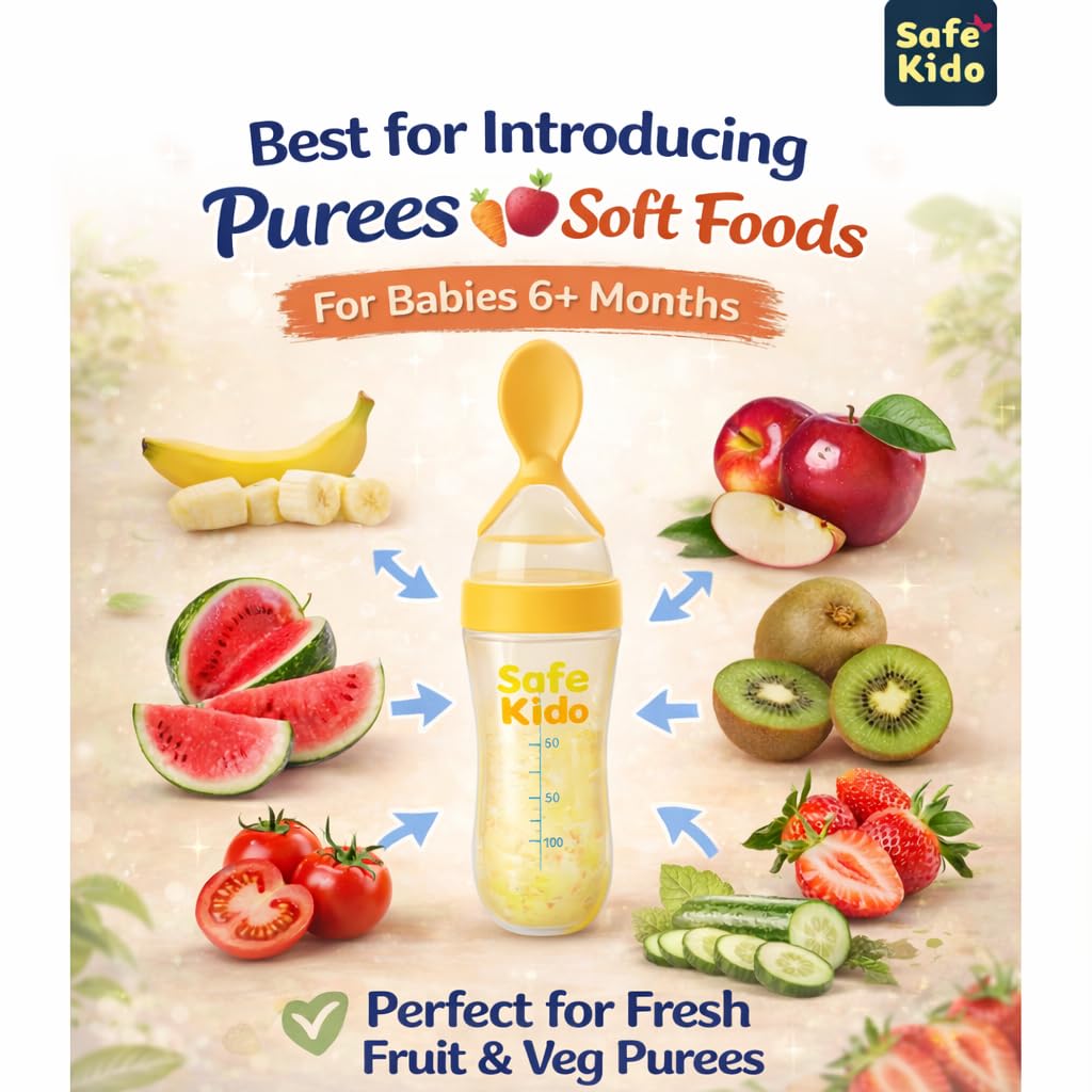 BPA-Free Mess-Free Squeezy Spoon Feeder