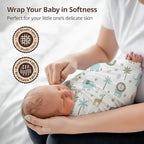Soft Cotton Muslin Swaddle Sheets, Set of 2