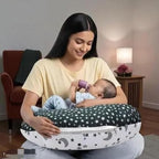 Full-Size Ergonomic Nursing Pillow for Feeding & Tummy Time