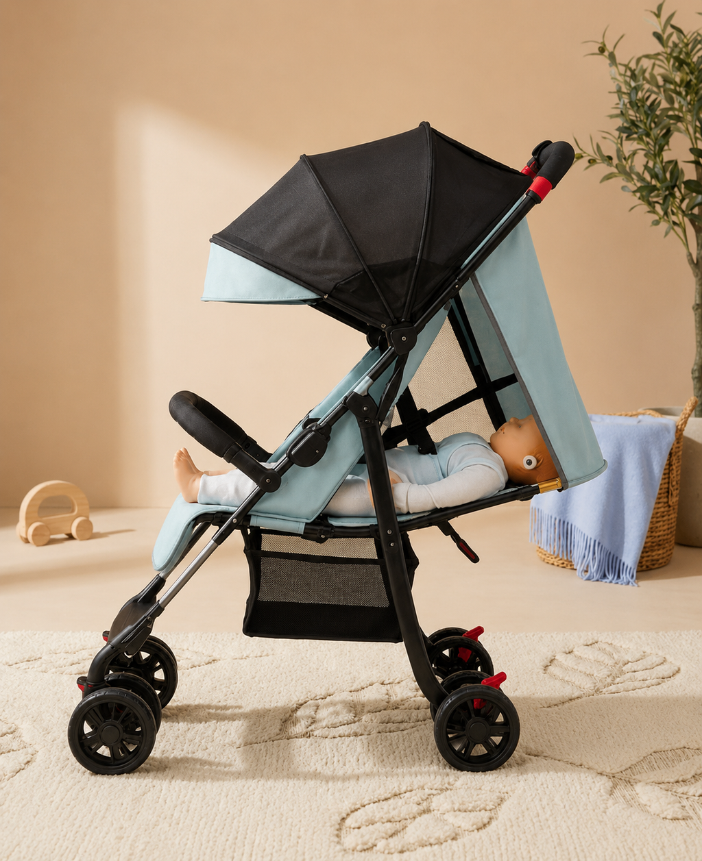 Joy Ride 5-Point Harness Foldable Stroller