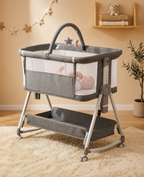 Sleepmate Wheeled Co-Sleeper Crib with Storage