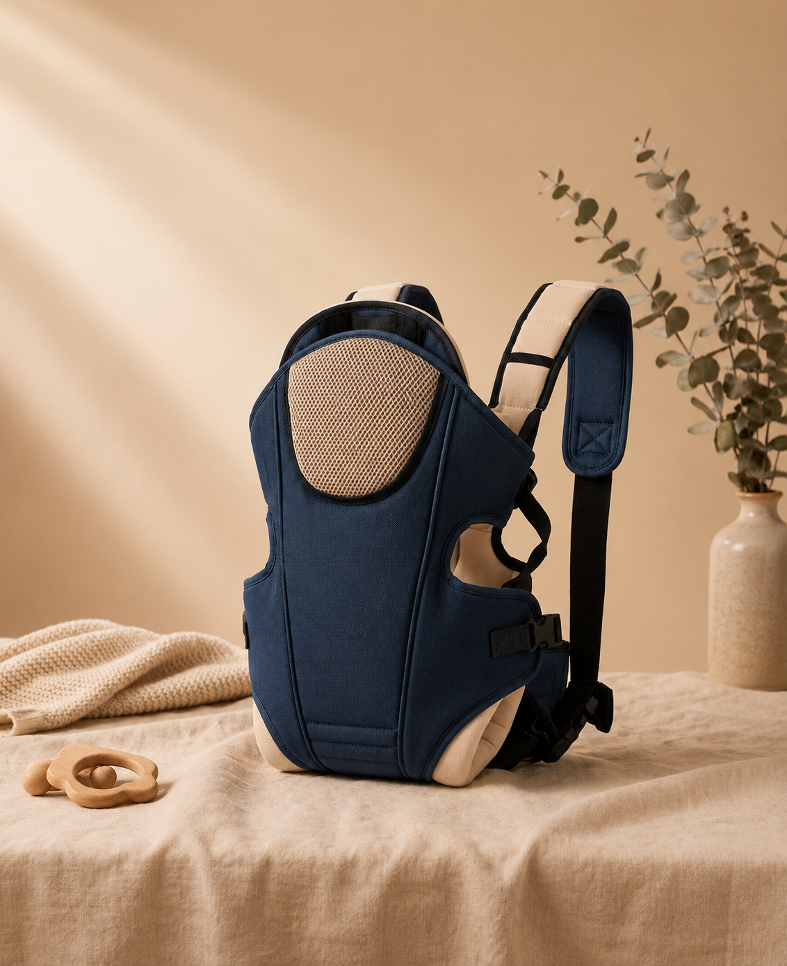 Rabbit Adjustable Baby Carrier with Breathable Mesh