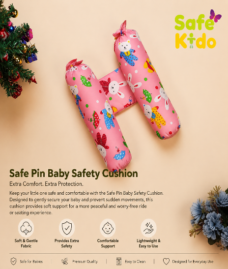 Safekido Anti Rolling bolster pillow