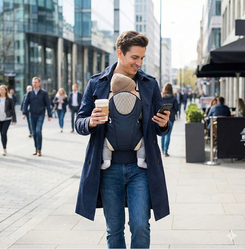 Adjustable Baby Carrier with Breathable Mesh