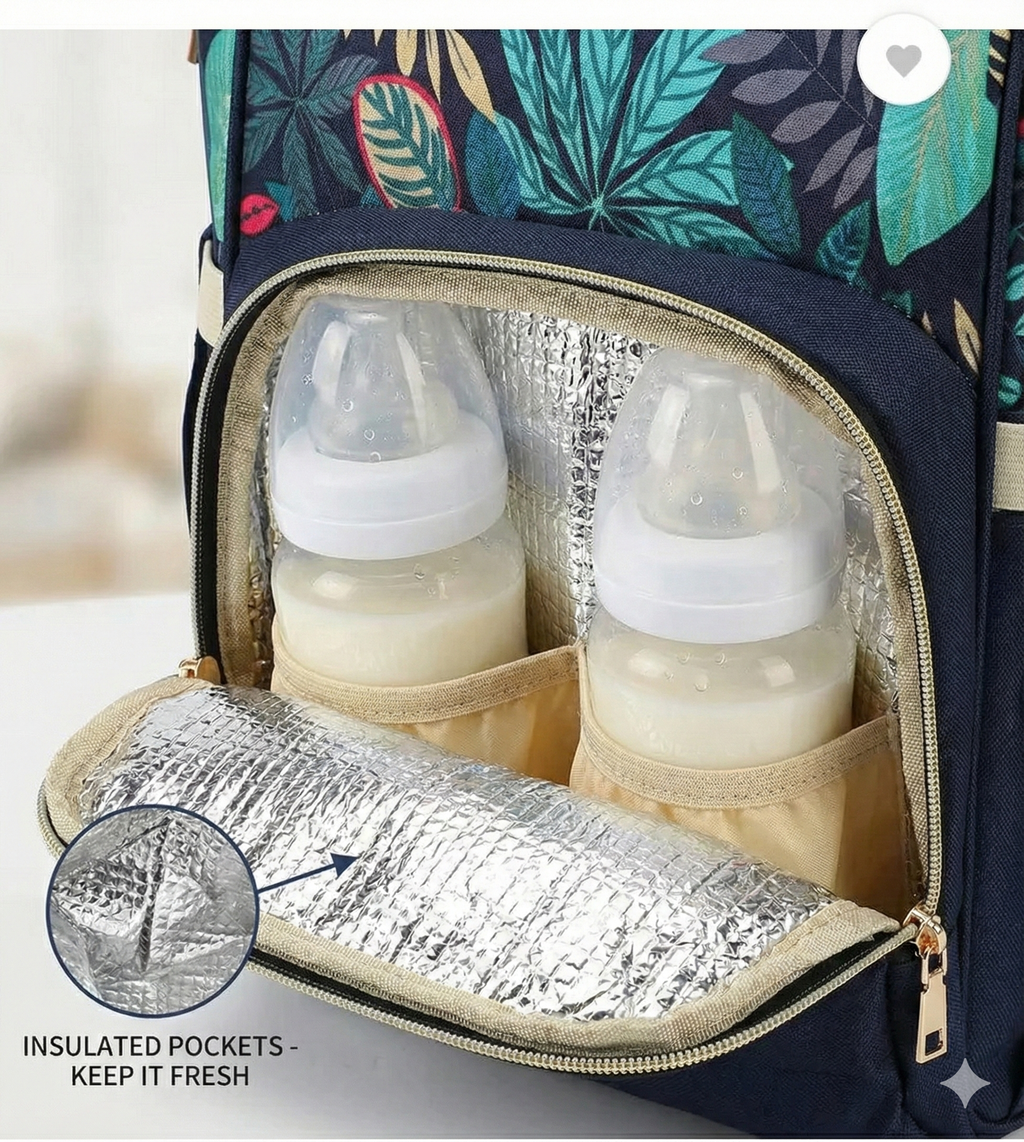 Safekido Leaf Trail Baby Diaper Backpack