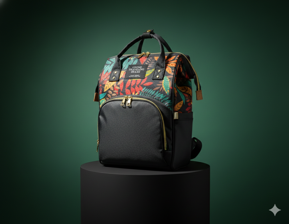 Safekido Leaf Trail Baby Diaper Backpack