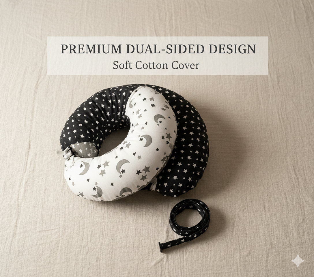 Safekido Premium Nursing-Breastfeeding Pillow (Large)