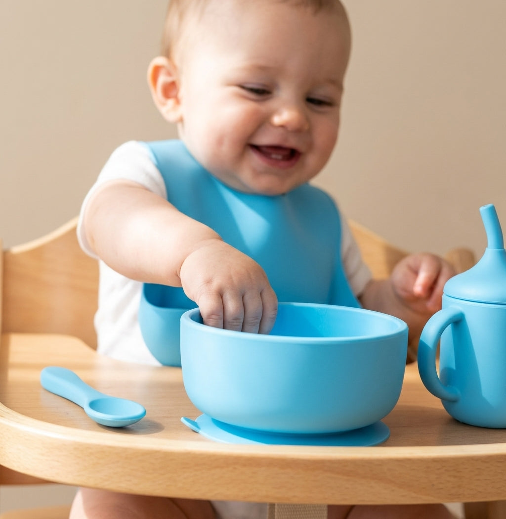 BPA-Free Silicone Suction Feeding Set