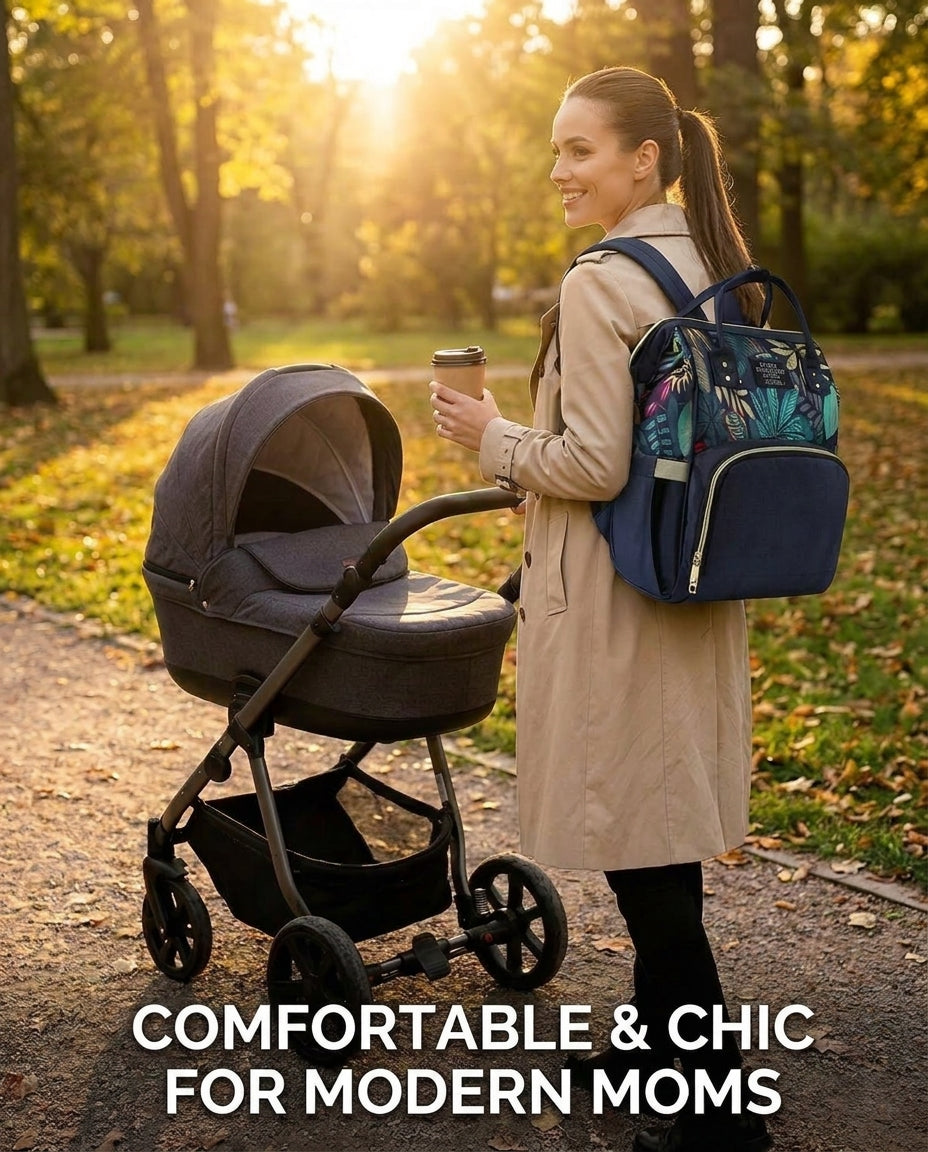 Spacious Diaper Backpack for Travel