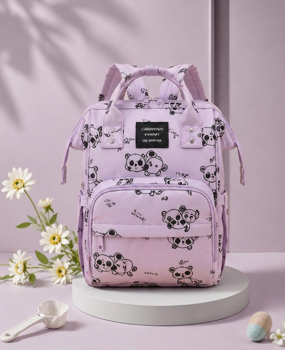 Waterproof Wipeable Diaper Backpack for Travel