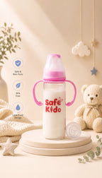 Slim Borosilicate Glass Feeding Bottle