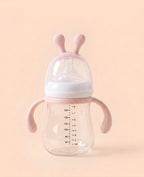 Wide-Mouth Borosilicate Glass Bottle with Handles