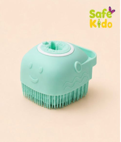 Safekido Baby Body scrubber with soap dispenser