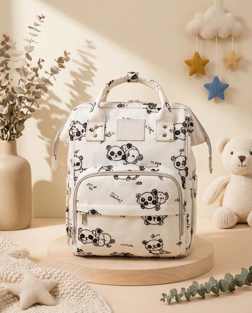 Waterproof Wipeable Diaper Backpack for Travel