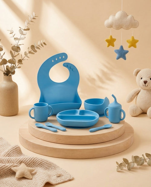 BPA-Free Silicone Suction Feeding Set