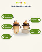Anti-Colic NanoSilver Feeding Bottle with Handles